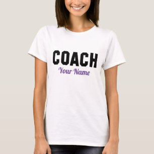 T-shirt Coach Votre Nom