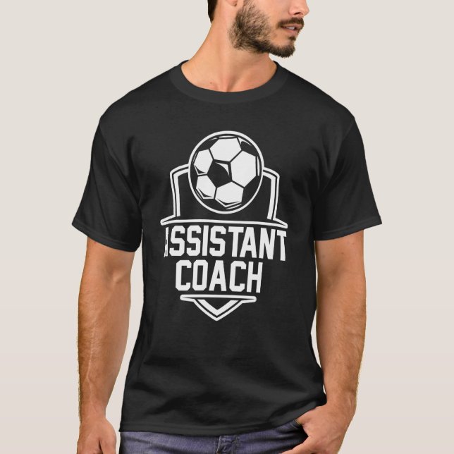 T-shirt Coaching Football Football Assistant Coach (Devant)