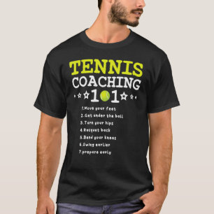 T-shirt Coaching Tennis 101 Meilleurs Conseils D'Entraînem
