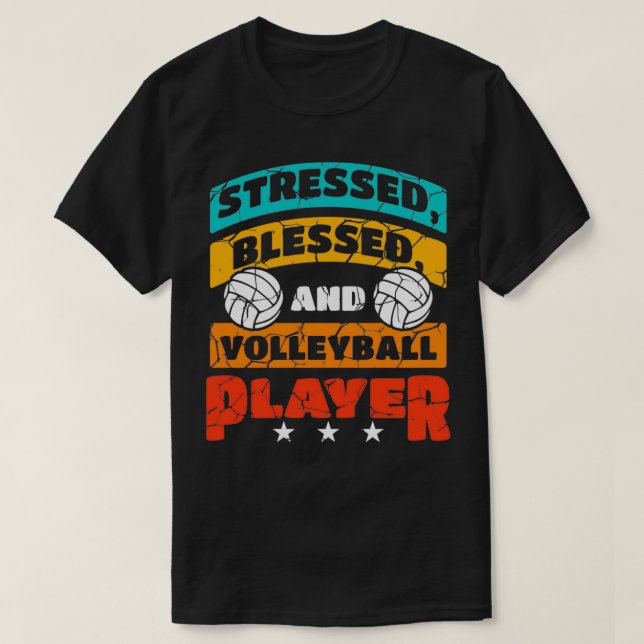 T-shirt Coaching Volleyball Équipe de football Sports Voll (Design devant)