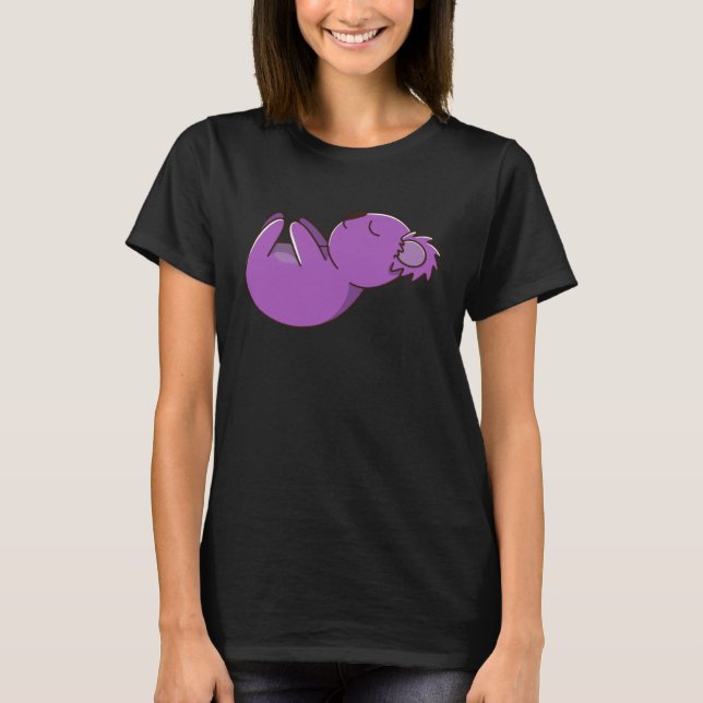 T-shirt coala koala cute australia  sleeping yoga pose (Devant)