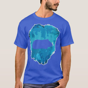 T-shirt cobaye dans un bloc de glace pour l'éternité