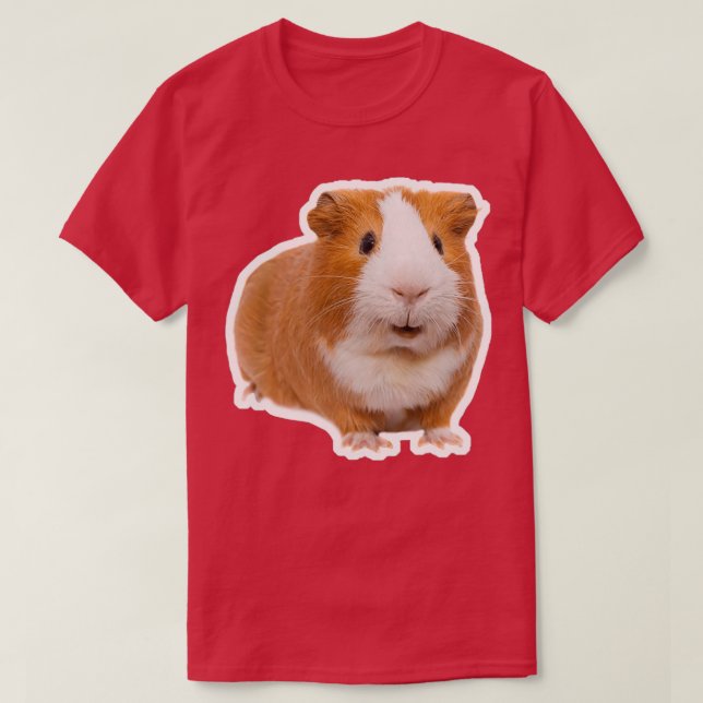 T-shirt cobaye rouge  (Design devant)