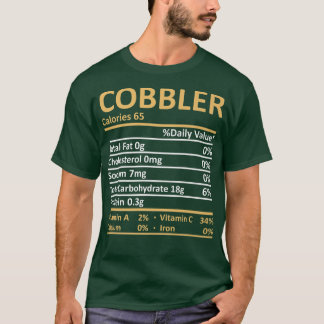 T-shirt Cobbler Nutrition Family Matching Thanksgiving Foo
