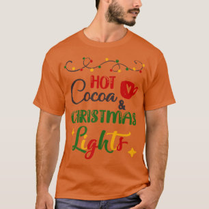 T-shirt Coca Chaud Et Lumières De Noël Drôle Noël