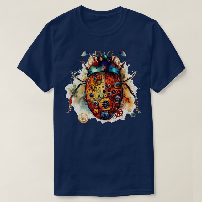 T-shirt coccinelle à vapeur (Design devant)