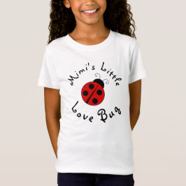 T-Shirt Coccinelle Mignonne Buguette d'Amour Personnalisée