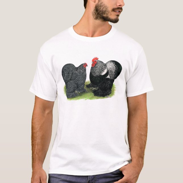 T-shirt Cochins : crayonnés d'argent (Devant)