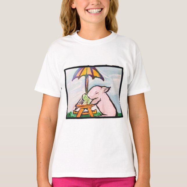 T-shirt cochon (Devant)