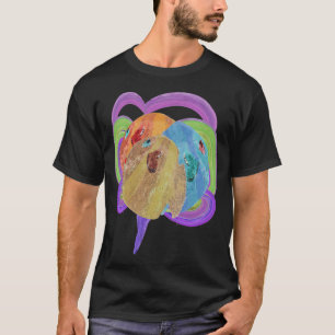 T-shirt Cochon à la pêche avec hameçon