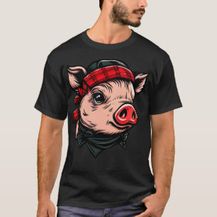 T-shirt Cochon avec ana