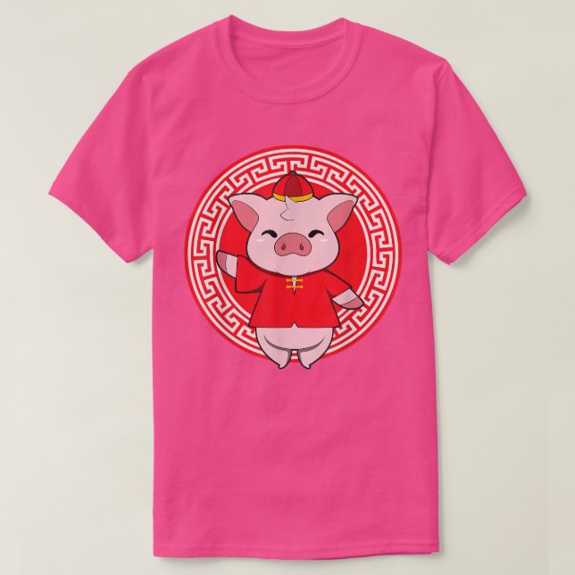 T-shirt Cochon chinois Zodiac 422 (Design devant)