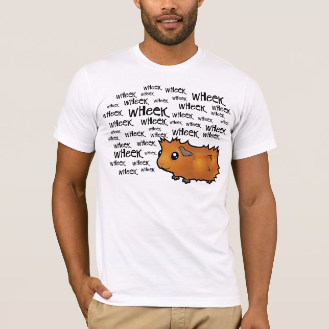 T-shirt Cochon de Guinée bruyant (garrigue) (Devant)