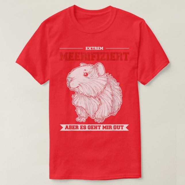 T-shirt Cochon de Guinée, cobaye, animal de compagnie (Design devant)
