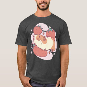 T-shirt Cochon De Guinée Et Fraises Rodent De Fraise