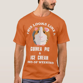 T-shirt Cochon de Guinée et glace