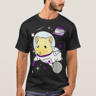 T-shirt Cochon De Guinée Grayexée Dans L'Espace Fierté Gra