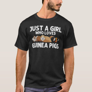 T-shirt Cochon De Guinée Pour Filles Femmes Cochon De Guin