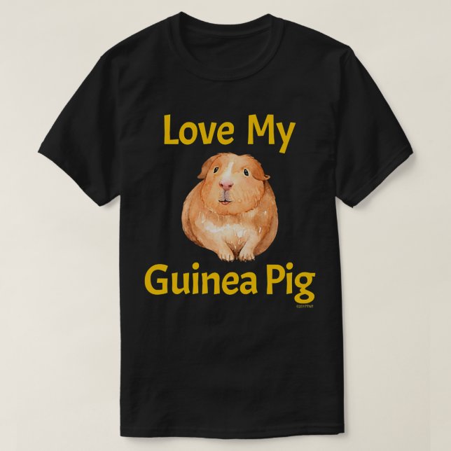 T-shirt Cochon de Guinée Premium2365 (Design devant)