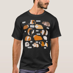 T-shirt Cochon de Guinée races Costume Accessoires de vête