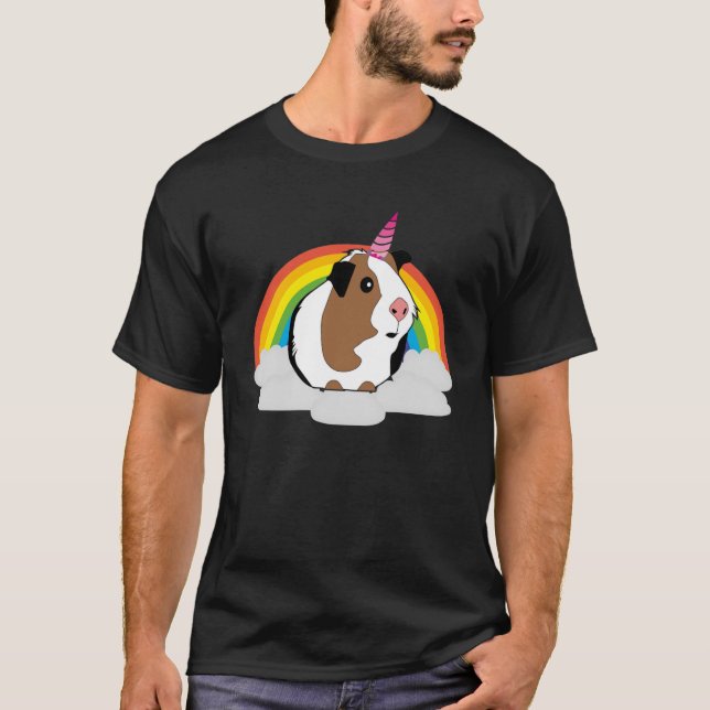 T-shirt Cochon de Guinée Unicorne Cute Guinée Cochon (Devant)