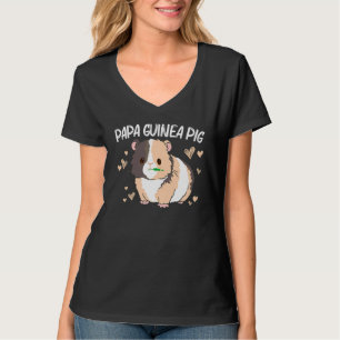 T-shirt Cochon d'Inde Cool Pour Hommes Papa Wheek Cavy Pel
