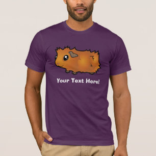 T-shirt Cochon d'Inde de dessin animé (ébouriffé)