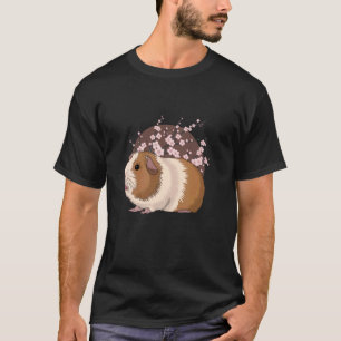T-shirt Cochon d'Inde Fleur de Cerisier Japonais Cavy Anim