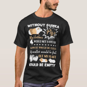 T-shirt Cochon d'Inde Sans Cochons d'Inde S
