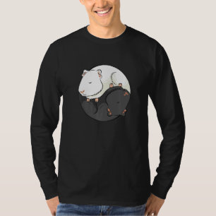 T-shirt Cochon d'Inde Yin et Yang opposés pour Cochon d'In