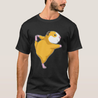 T-shirt Cochon d'Inde Yoga Fitness Sports