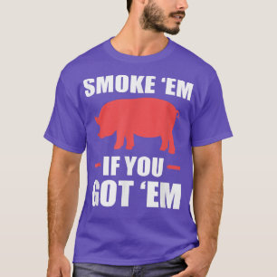 T-shirt Cochon drôle de grillade BBQ 