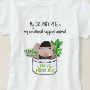T-shirt cochon maigre