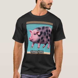 T-shirt Cochon mignon Piggie Oink Premium_6