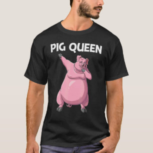 T-shirt Cochon mignon pour les femmes maman bétail nourrit