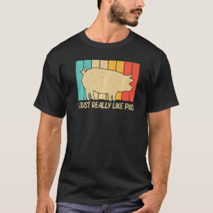 T-shirt Cochon Pour Hommes Femmes Bacon Animal Swine Farme