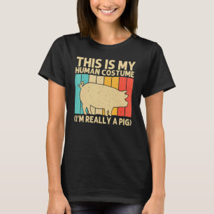 T-shirt Cochon Pour Hommes Femmes Bacon Animal Swine Farme