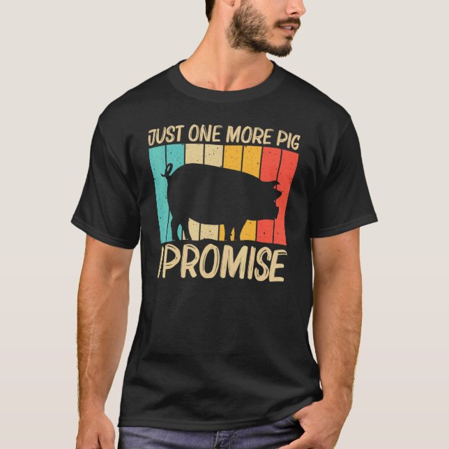 T-shirt Cochon Pour Hommes Femmes Cochon Fermier Agricole (Devant)