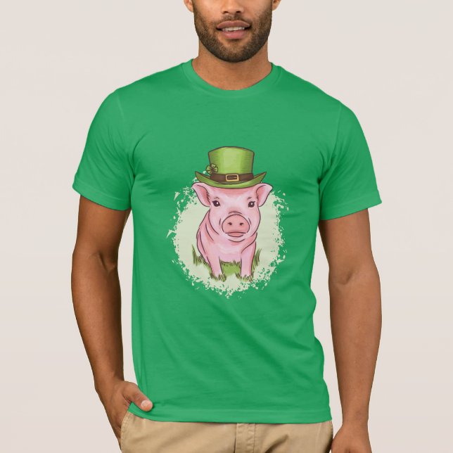 T-shirt Cochon Saint-Patricks (Devant)