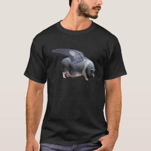 T-shirt cochon volant