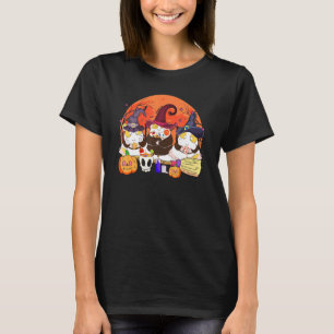 T-shirt Cochons d'Inde avec chapeau de sorcière Costume d'