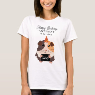 T-shirt Cochons d'Inde Drôles Animal de Compagnie Enfants
