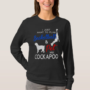 T-shirt Cockapoo Drôle propriétaire de basketball chien No