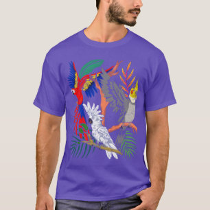 T-shirt Cockatiel Cockatiel oiseau cadeau perroquet animal