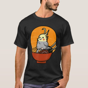 T-shirt Cockatiel Cockatoo Lutino Quarrion Weiro Bird Parr