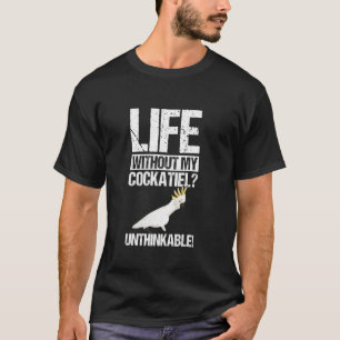 T-shirt Cockatiel de perroquet d'oiseaux 2