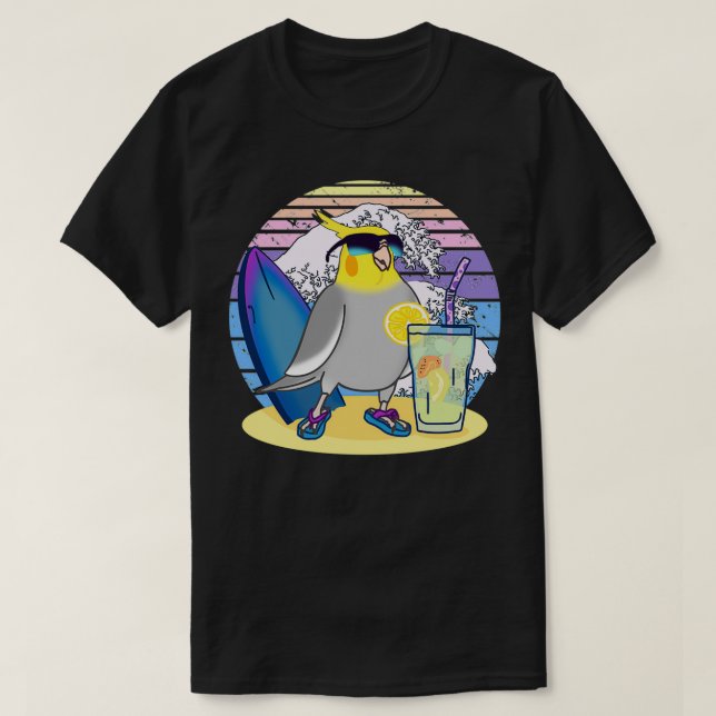 T-shirt Cockatiel d'été (Design devant)