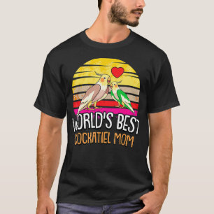 T-shirt Cockatiel Maman Mères Fête du Cockatoo Parrot Bird