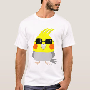 T-shirt Cockatiel/oiseau de caractère de BelleBelle avec