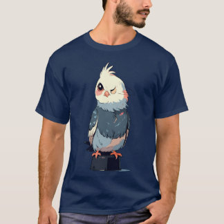T-shirt Cockatiel Oiseaux Animaux Amoureux Amusants Design